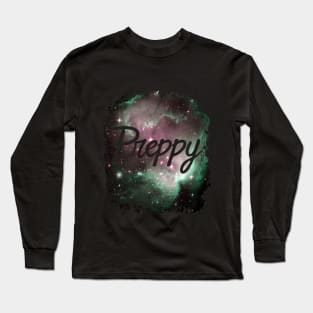 Preppy Funny 80's Design Long Sleeve T-Shirt